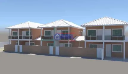 Casa em condomínio fechado com 2 quartos à venda na Rua João Clemente Guimarães, Guaratiba (Ponta Negra), Maricá, 65 m2 por R$ 290.000