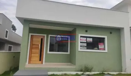 Casa em condomínio fechado com 3 quartos à venda na Estrada Do Pindobas, Pindobas, Maricá, 84 m2 por R$ 470.000