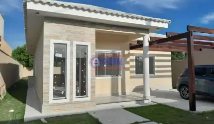 Casa com 3 quartos à venda na Rua Cinquenta e Quatro, Jardim Atlântico Central (Itaipuaçu), Maricá, 121 m2 por R$ 700.000