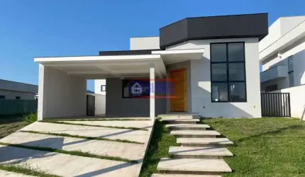 Casa em condomínio fechado com 3 quartos à venda na Rodovia Ernani do Amaral Peixoto, Inoã, Maricá, 172 m2 por R$ 990.000