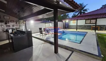Casa com 3 quartos à venda na Rua Trinta e Três, Jardim Atlântico Oeste (Itaipuaçu), Maricá, 280 m2 por R$ 734.000