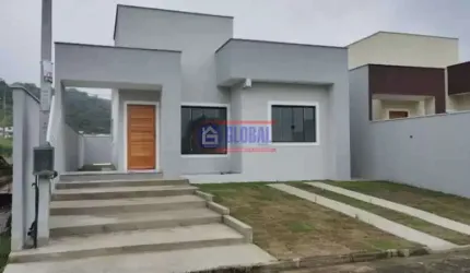 Casa em condomínio fechado com 2 quartos à venda na Estrada Do Pindobas, Pindobas, Maricá, 70 m2 por R$ 390.000
