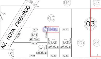 Terreno à venda na Rua Cambuci, Caxito, Maricá, 500 m2 por R$ 68.000