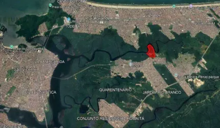 Área à venda, 292.814,79 m² por R$ 52.706.662 - Samaritá - São Vicente/SP