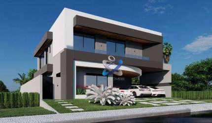 Sobrado à venda, 392 m² por R$ 3.459.000,00 - Condomínio Residencial Jaguary - São José dos Campos/SP