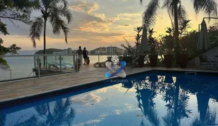 Apartamento com 2 dormitórios no litoral beira-mar à venda, 98 m² por R$ 850.000 - Martim de Sá - Caraguatatuba/SP