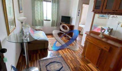 Apartamento com 1 dormitório para alugar, 41 m² por R$ 3.225/mês