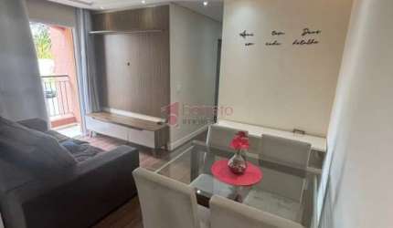 APARTAMENTO MOBILIADO NO CONDOMÍNIO TRENTINO NA REGIÃO DA COLÔNIA - JUNDIAÍ/SP