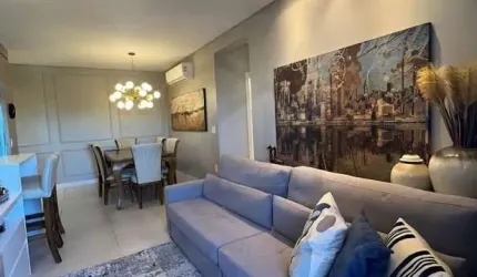 BELÍSSIMO APARTAMENTO MOBILIADO DE 3 DORMITÓRIOS SENDO 1 SUÍTE