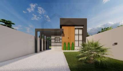 CASA DE 2 DORMITÓRIOS SENDO 1 SUÍTE