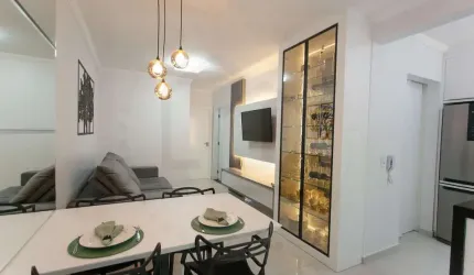 APARTAMENTO MOBILIADO COM 2 DORMITÓRIOS