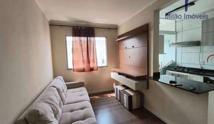 Apartamento 2 dormitórios à venda, 47 m² - Condomínio Parque Sicília- Vossoroca - Votorantim/SP