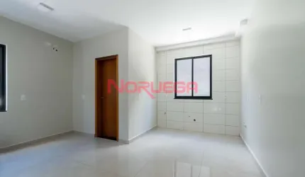 Apartamento para locação em Curitiba-PR, Santa Cândida: 1 quarto, 1 sala, 1 banheiro, 1 vaga de garagem!
