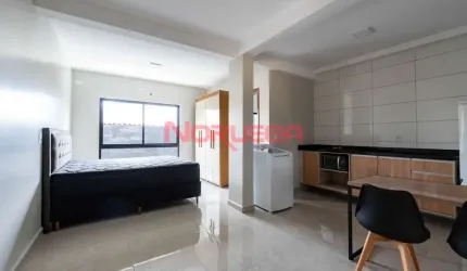 Apartamento para locação em Curitiba - Santa Cândida: 1 quarto, 1 sala, 1 banheiro, 1 vaga de garagem, 29,16m². Venha conferir!