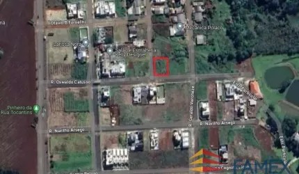 TERRENO DE ESQUINA À VENDA COM 496M² LOTEAMENTO PELOSO - TE856