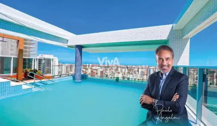 Apartamento de Luxo com 3 suítes no Meireles