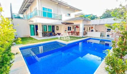 Casa em condomínio com 4 quartos -  Porteira Semi-Fechada