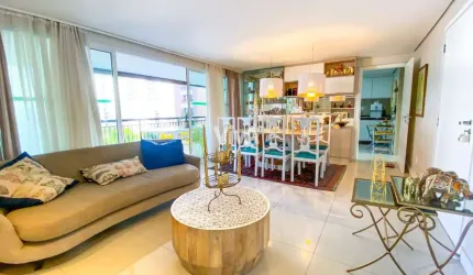 Apartamento com 3 suítes Mobiliado no  Cocó