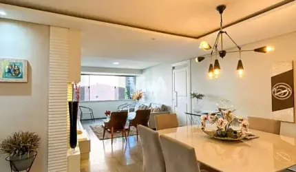 Apartamento Mobiliado com 3 suítes no Meireles