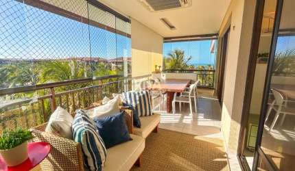 Apartamento vista mar  com 4 quartos no Porto das Dunas - Porteira Fechada
