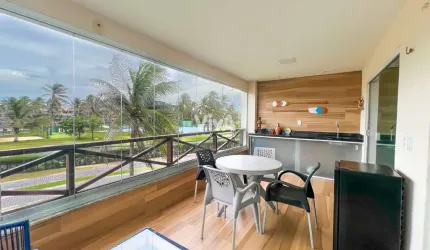 Apartamento com 2 suítes no Porto das Dunas - Porteira Fechada