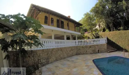 Casa em Condomínio para Locação em Cajamar, Altos de Jordanésia (Jordanésia), 3 suítes, 5 banheiros, 8 vagas