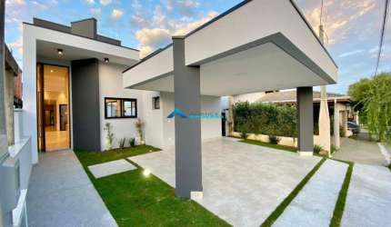 Casa Nova Térrea C/ 3 Suítes, Quintal com Piscina, A/T de 350 m², Cond. Residencial Phytus