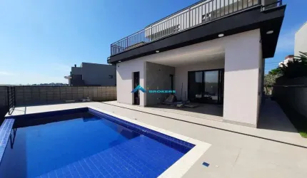 Casa nova a venda C/ 4 Dorms, Excelente acabamento, Cond. Ibi Aram 2, Itupeva SP