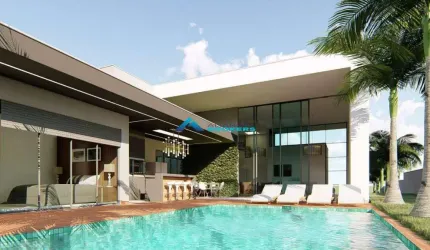 Casa térrea a venda com 630m² de área construída com 4 suítes sendo 1 master - Condomínio Fazenda Serra Azul 1 - Itupeva SP