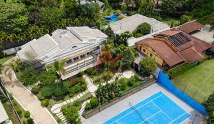 Casa A Venda  Alto Padrão Mobiliada Em Mairiporã Com 7 Dormitórios Área Total  De 4.308m²