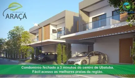 Casa em Condomínio em Jardim Carolina, Ubatuba/SP