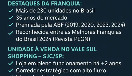 Franquia de calçados