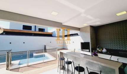 Casa 3 Suítes com piscina e área gourmet no Ouro Ville - CA386