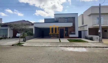Casa 3 dorm com suíte área gourmet e piscina no Terras do Vale em Caçapava - CA574