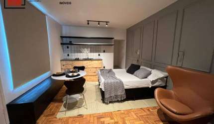 LINDO APARTAMENTO TOTALMENTE MOBILIADO E REFORMADO NA REPÚBLICA!!!