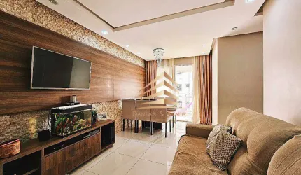 Apartamento a venda no Forever Resort com 3 dormitórios 1 suíte terraço gourmet com churrasqueira e 1 vaga coberta na Vila Barros - Guarulhos/SP