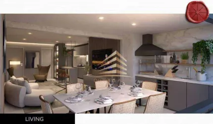 Apartamento com 3 dormitórios sendo 1 suíte com closet, varanda gourmet e 2 vagas  à venda, 98 m² por R$ 907.937 - Centro - Guarulhos/SP