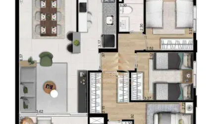 Apartamento com 3 dormitórios à venda, 98 m² por R$ 946.333,00 - Centro - Guarulhos/SP