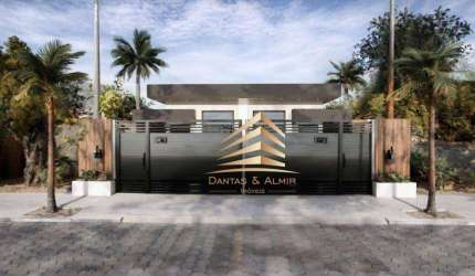 Casa com 2 dormitórios à venda, 62 m² por R$ 420.000 - Balneário dos Golfinhos - Caraguatatuba/SP