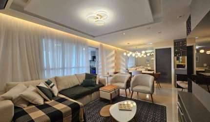 Apartamento Mobiliado à Venda e locação de 122m² 2 suítes 1 closet 2 vagas no Cidade Maia - Valor R$ 1.400.000,00