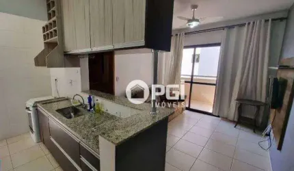 Apartamento com 1 dormitório para alugar, 45 m² por R$ 2.597,58/mês - Jardim Nova Aliança - Ribeirão Preto/SP