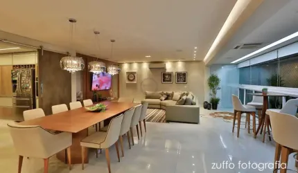Residencial Gêmeos - Apartamento de Luxo em Santos-SP com 4 Dormitórios no Gonzaga, 191m² de Puro Conforto e Elegância!