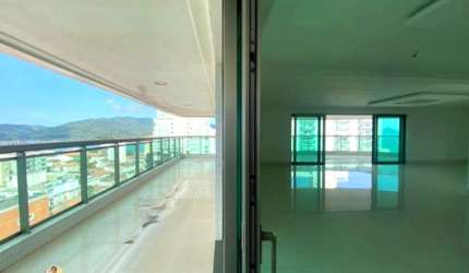 Apartamento de Luxo em Santos-SP na Ponta da Praia  4 quartos, 4 suítes, 3 salas, 6 banheiros, 4 vagas de garagem  488m²  Residencial Golden Palace
