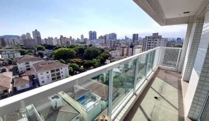 Apartamento à venda na Ponta da Praia em Santos-SP, com 2 quartos e 67m² - Imperdível oportunidade!
