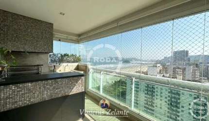 Apartamento de Luxo à Venda em Santos-SP: 4 Quartos, 4 Suítes, 3 Salas, 6 Banheiros, 4 Vagas de Garagem, 400m² - Residencial Prime Plaza