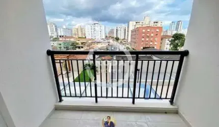 Apartamento à venda em Santos-SP, no Marapé, 2 quartos, 1 suíte, 2 salas, 2 banheiros, 1 vaga de garagem - Residencial Way Orquidário