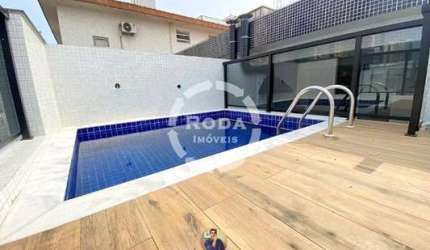 Imperdível oportunidade: Casa de luxo à venda em Embaré, Santos-SP, com 3 quartos, 3 suítes, 3 salas e muito mais!