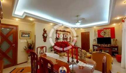 Imperdível oportunidade de adquirir um apartamento de 3 quartos no Embaré, Santos-SP, com suíte, salas amplas, 3 banheiros e vaga de garagem!
