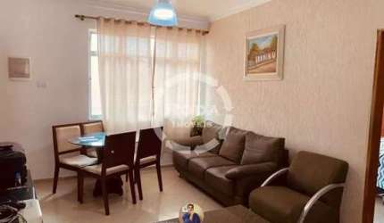 Apartamento à venda em Santos-SP, bairro Embaré: 2 quartos, 2 salas, 1 banheiro, 1 vaga, 62m². Venha conferir!