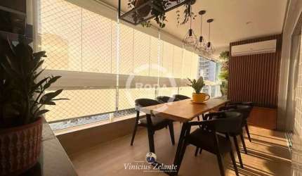 Imperdível apartamento à venda no Embaré, Santos-SP: 3 quartos, 3 suítes, 3 salas, 4 banheiros, 2 vagas, 125m²!